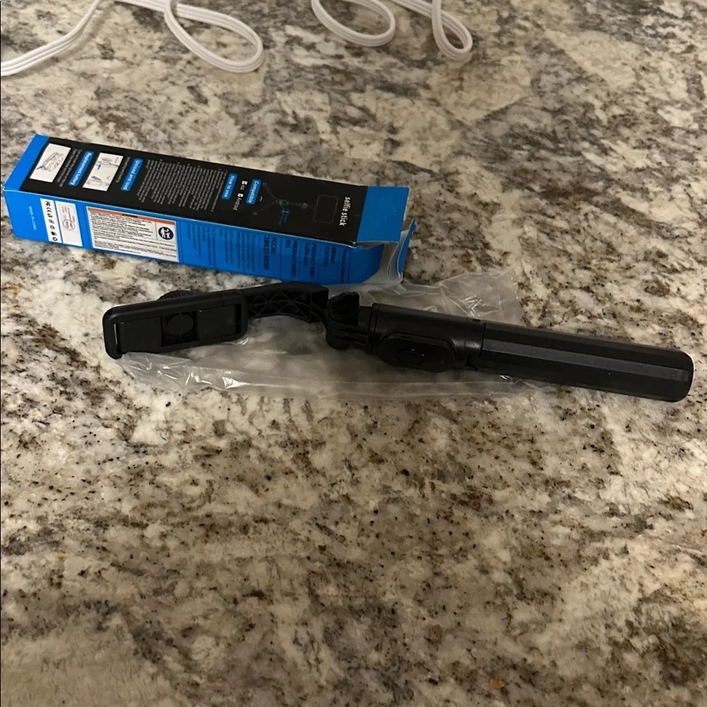 Black Selfie Stick with Remote Control